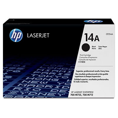HP LaserJet Interprise 700MFP/M725 Toner Negro nº14A